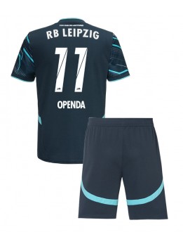 Detské Futbalové oblečenie RB Leipzig Lois Openda #11 2024-25 Krátky Rukáv - Tretina (+ trenírky)